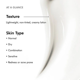 Clear Daily Soothing UV Defense SPF 50 texture and skin type